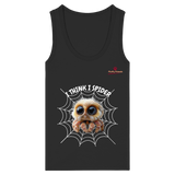 Itzy die Spinne - „I Think I Spider“ - Womens Organic Fitted Tank Top