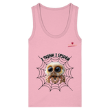 Itzy die Spinne - „I Think I Spider“ - Womens Organic Fitted Tank Top